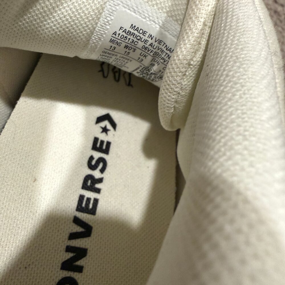Converse Chuck Taylor Mens 13 Off White Egret All Star Malden Street Mid Gum - Picture 7 of 9